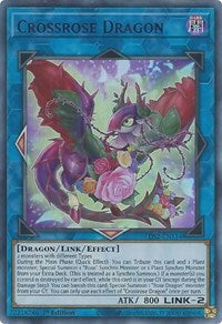 Crossrose Dragon (Purple) [LDS2-EN114] Ultra Rare | Exor Games New Glasgow