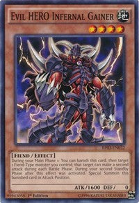 Evil HERO Infernal Gainer [BP03-EN032] Common | Exor Games New Glasgow