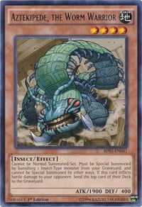 Aztekipede, the Worm Warrior [BP03-EN041] Rare | Exor Games New Glasgow