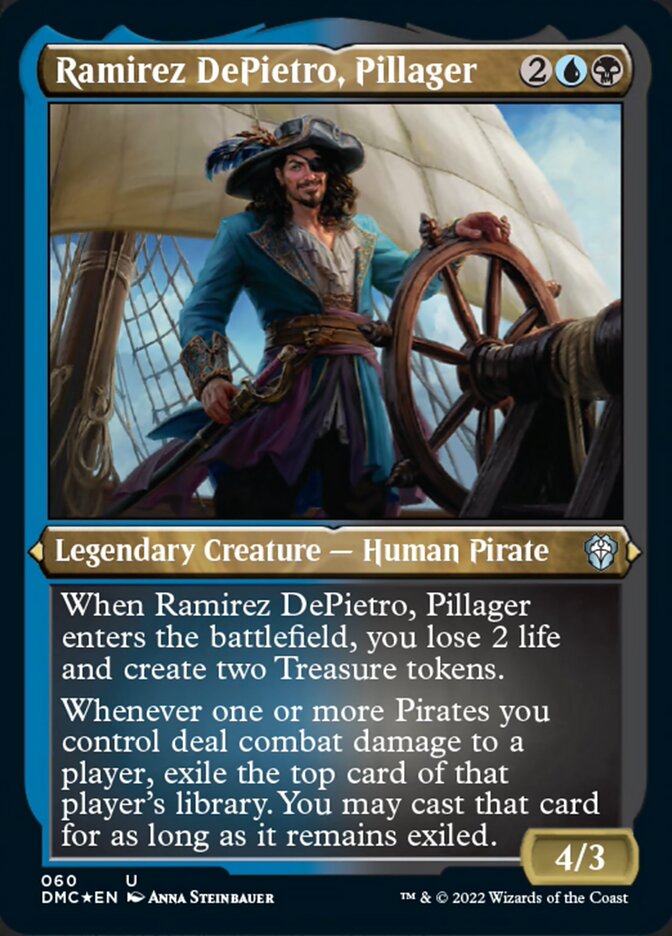 Ramirez DePietro, Pillager (Foil Etched) [Dominaria United Commander] | Exor Games New Glasgow