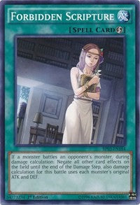 Forbidden Scripture [BP03-EN184] Common | Exor Games New Glasgow