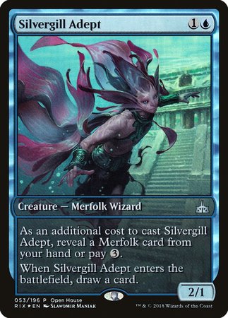 Silvergill Adept [Rivals of Ixalan Promos] | Exor Games New Glasgow