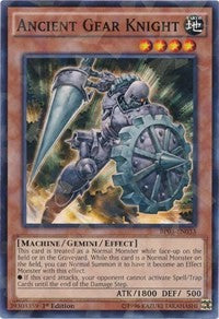 Ancient Gear Knight (Shatterfoil) [BP03-EN033] Rare | Exor Games New Glasgow