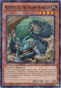 Aztekipede, the Worm Warrior (Shatterfoil) [BP03-EN041] Rare | Exor Games New Glasgow