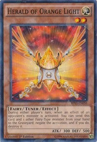 Herald of Orange Light (Shatterfoil) [BP03-EN050] Shatterfoil Rare | Exor Games New Glasgow