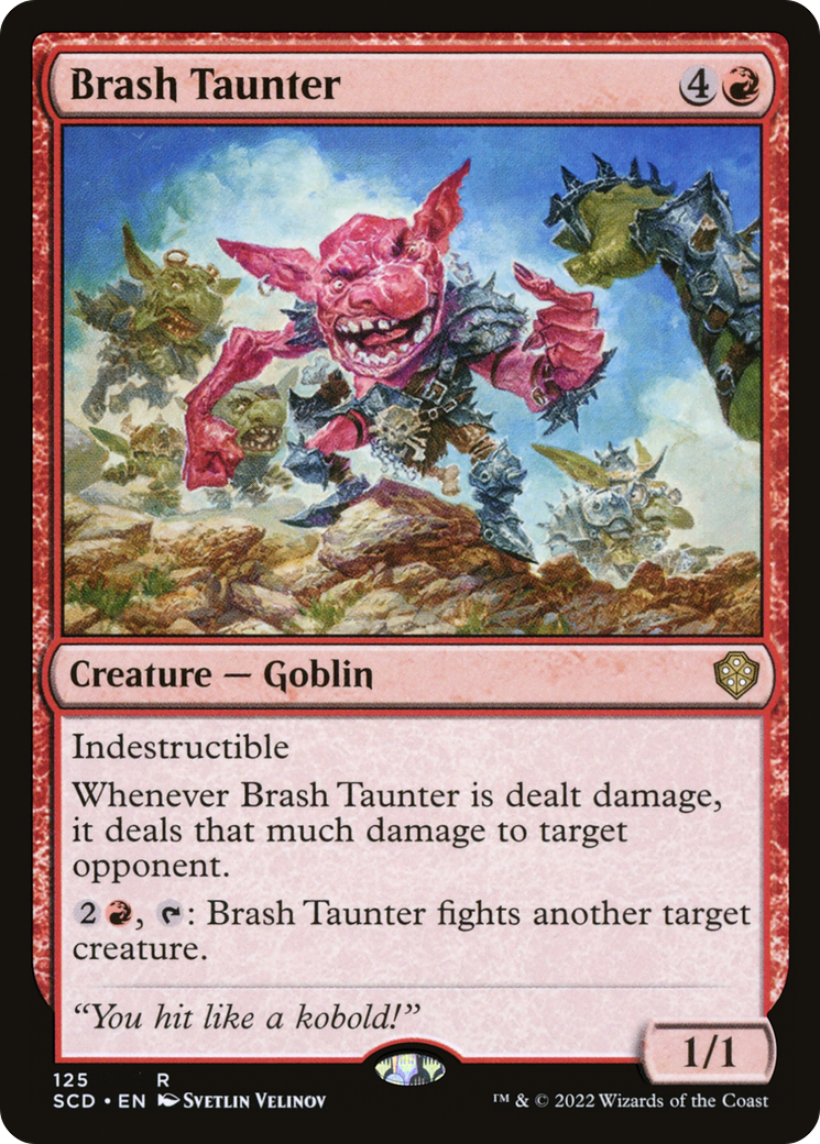 Brash Taunter [Starter Commander Decks] | Exor Games New Glasgow