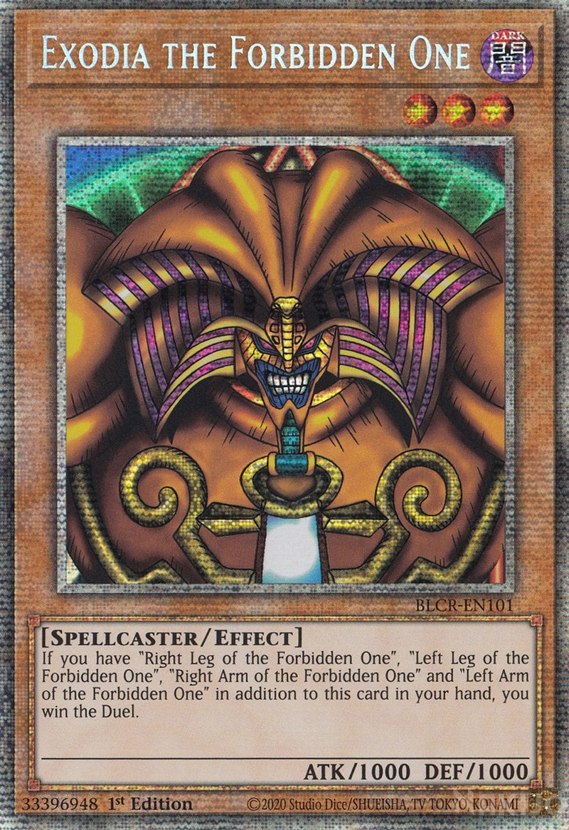 Exodia the Forbidden One [BLCR-EN101] Starlight Rare | Exor Games New Glasgow