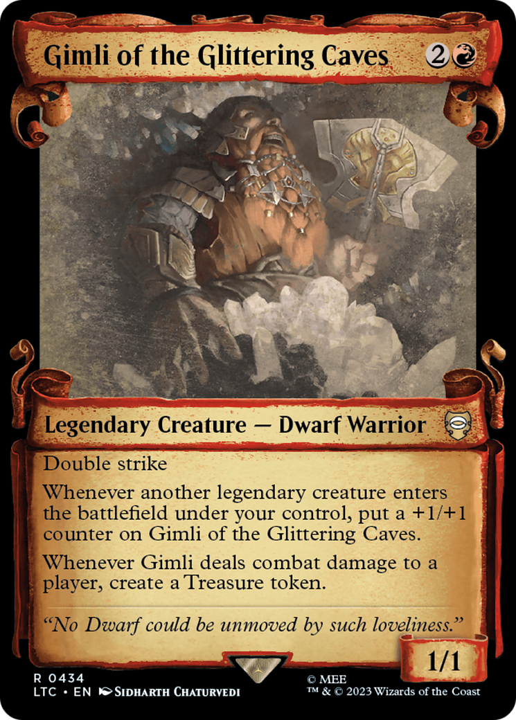 Gimli of the Glittering Caves [The Lord of the Rings: Tales of Middle-Earth Commander Showcase Scrolls] | Exor Games New Glasgow