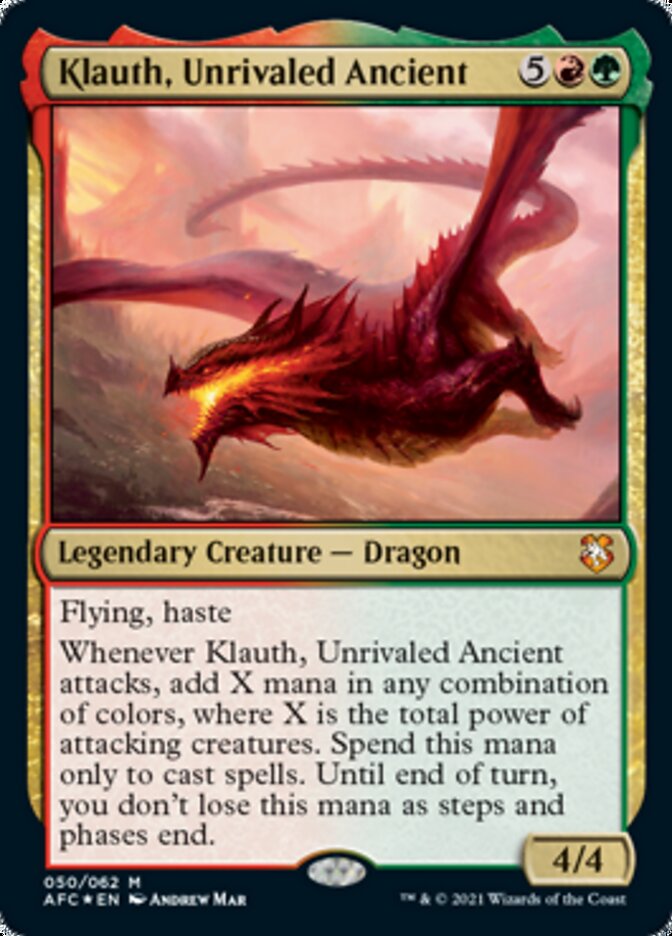 Klauth, Unrivaled Ancient [Dungeons & Dragons: Adventures in the Forgotten Realms Commander] | Exor Games New Glasgow
