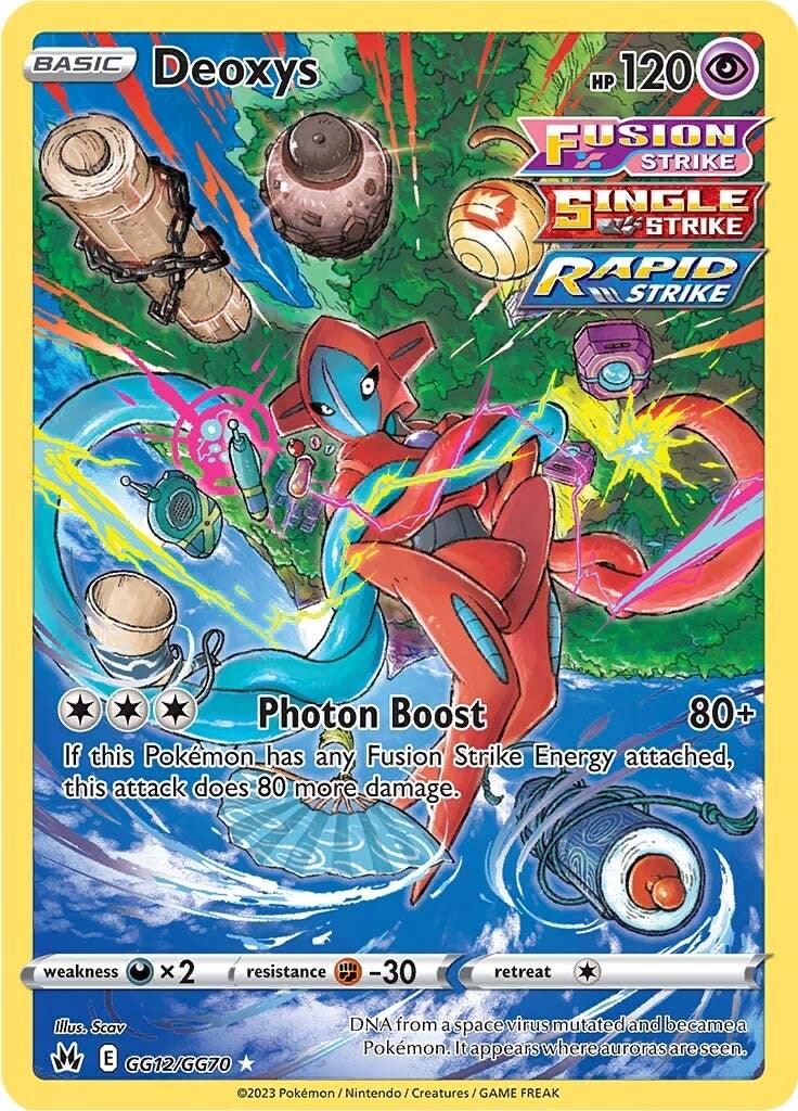 Deoxys (GG12/GG70) [Sword & Shield: Crown Zenith] | Exor Games New Glasgow