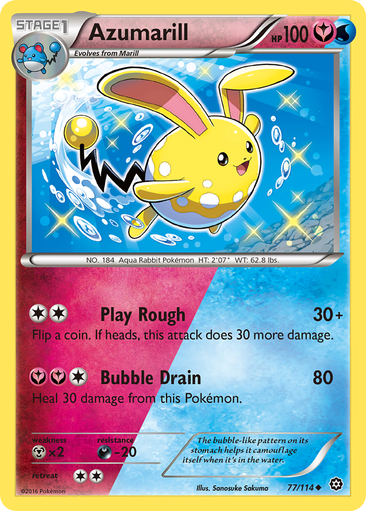 Azumarill (77/114) [XY: Steam Siege] | Exor Games New Glasgow