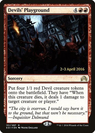 Devils' Playground [Shadows over Innistrad Promos] | Exor Games New Glasgow