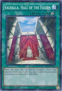 Valhalla, Hall of the Fallen (Shatterfoil) [BP03-EN154] Common | Exor Games New Glasgow