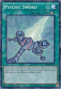 Psychic Sword (Shatterfoil) [BP03-EN163] Common | Exor Games New Glasgow