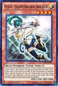 Felis, Lightsworn Archer [DUEA-EN095] Ultra Rare | Exor Games New Glasgow