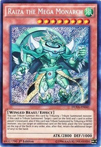 Raiza the Mega Monarch [DUEA-EN041] Secret Rare | Exor Games New Glasgow