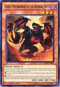 Graff, Malebranche of the Burning Abyss [DUEA-EN083] Rare | Exor Games New Glasgow