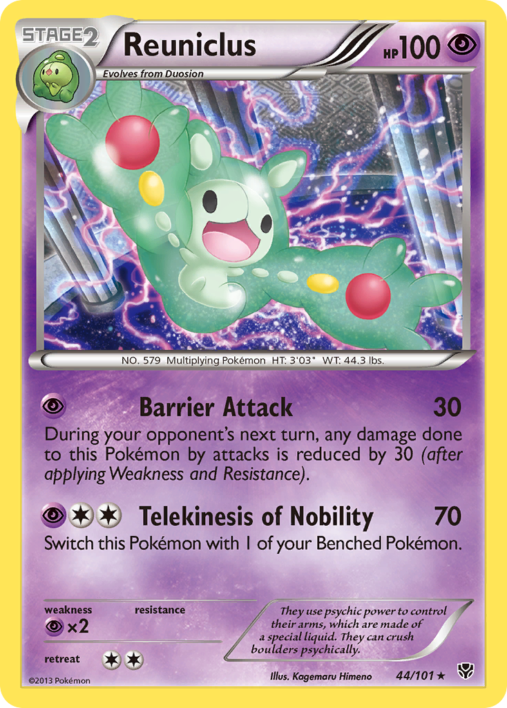 Reuniclus (44/101) [Black & White: Plasma Blast] | Exor Games New Glasgow