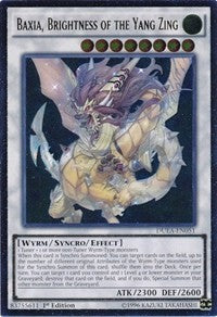 Baxia, Brightness of the Yang Zing (UTR) [DUEA-EN051] Ultimate Rare | Exor Games New Glasgow