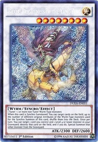 Baxia, Brightness of the Yang Zing [DUEA-EN051] Secret Rare | Exor Games New Glasgow