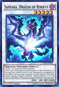 Samsara, Dragon of Rebirth [DUEA-EN052] Super Rare | Exor Games New Glasgow