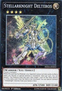 Stellarknight Delteros [DUEA-EN053] Secret Rare | Exor Games New Glasgow