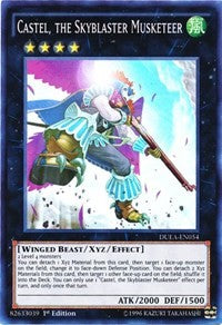 Castel, the Skyblaster Musketeer [DUEA-EN054] Super Rare | Exor Games New Glasgow