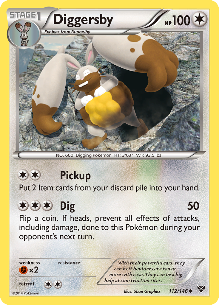 Diggersby (112/146) [XY: Base Set] | Exor Games New Glasgow