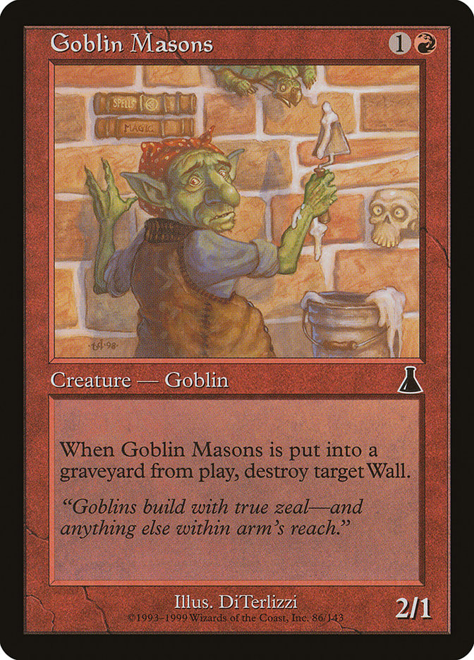 Goblin Masons [Urza's Destiny] | Exor Games New Glasgow