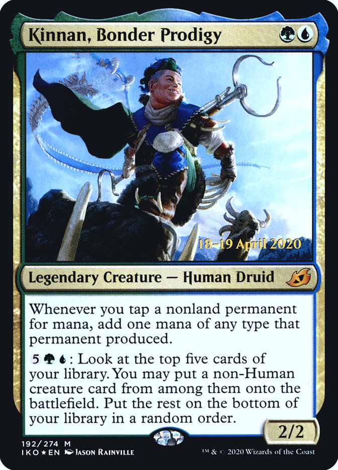 Kinnan, Bonder Prodigy  [Ikoria: Lair of Behemoths Prerelease Promos] | Exor Games New Glasgow