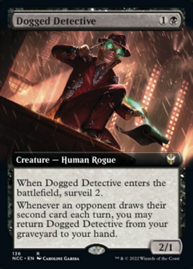 Dogged Detective (Extended Art) [Streets of New Capenna Commander] | Exor Games New Glasgow