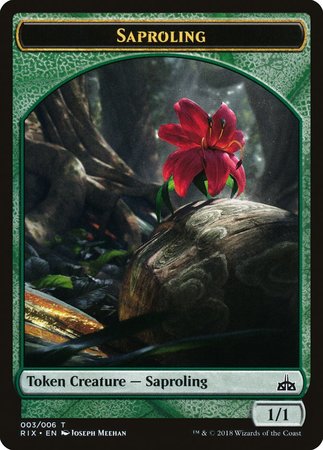 Saproling Token (003) [Rivals of Ixalan Tokens] | Exor Games New Glasgow