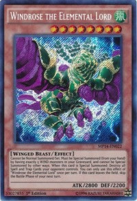 Windrose the Elemental Lord [MP14-EN022] Secret Rare | Exor Games New Glasgow