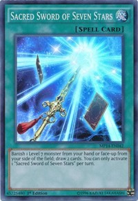 Sacred Sword of Seven Stars [MP14-EN042] Super Rare | Exor Games New Glasgow