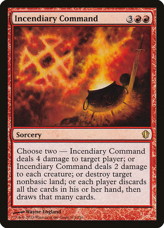 Incendiary Command [Commander 2013] | Exor Games New Glasgow