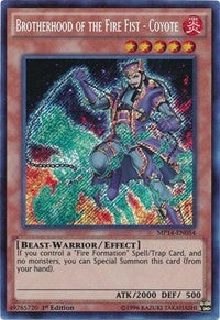 Brotherhood of the Fire Fist - Coyote [MP14-EN054] Secret Rare | Exor Games New Glasgow