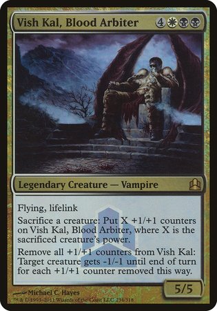 Vish Kal, Blood Arbiter (Commander Launch Promo) [Commander 2011 Launch Party] | Exor Games New Glasgow