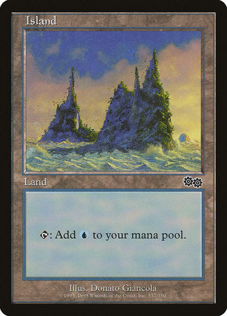 Island (337) [Urza's Saga] | Exor Games New Glasgow