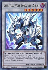 Celestial Wolf Lord, Blue Sirius [MP14-EN183] Ultra Rare | Exor Games New Glasgow