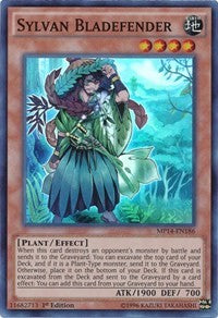 Sylvan Bladefender [MP14-EN186] Super Rare | Exor Games New Glasgow