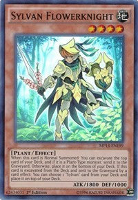 Sylvan Flowerknight [MP14-EN199] Super Rare | Exor Games New Glasgow