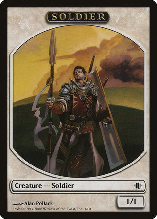 Soldier Token [Shards of Alara Tokens] | Exor Games New Glasgow