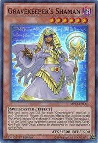 Gravekeeper's Shaman [MP14-EN214] Super Rare | Exor Games New Glasgow