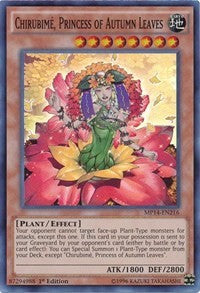 Chirubime, Princess of Autumn Leaves [MP14-EN216] Super Rare | Exor Games New Glasgow