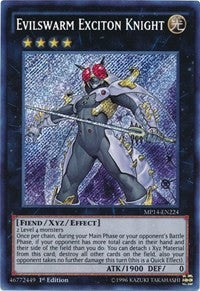 Evilswarm Exciton Knight [MP14-EN224] Secret Rare | Exor Games New Glasgow