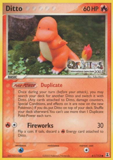 Ditto (61/113) (Origins Game Fair 2007) [EX: Delta Species] | Exor Games New Glasgow