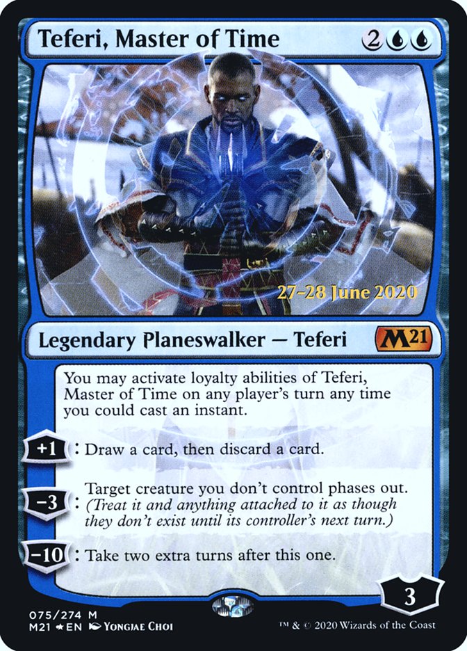 Teferi, Master of Time  [Core Set 2021 Prerelease Promos] | Exor Games New Glasgow