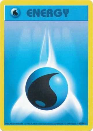 Water Energy (102/102) [Base Set Shadowless Unlimited] | Exor Games New Glasgow