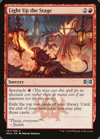 Light Up the Stage [Ravnica Allegiance] | Exor Games New Glasgow