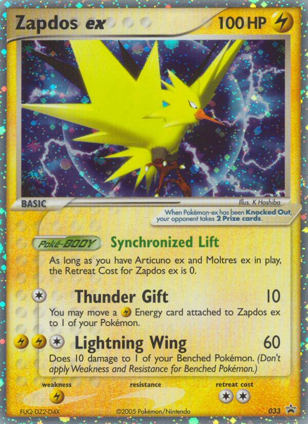 Zapdos ex (033) [Nintendo: Black Star Promos] | Exor Games New Glasgow